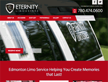 Tablet Screenshot of eternitylimos.com